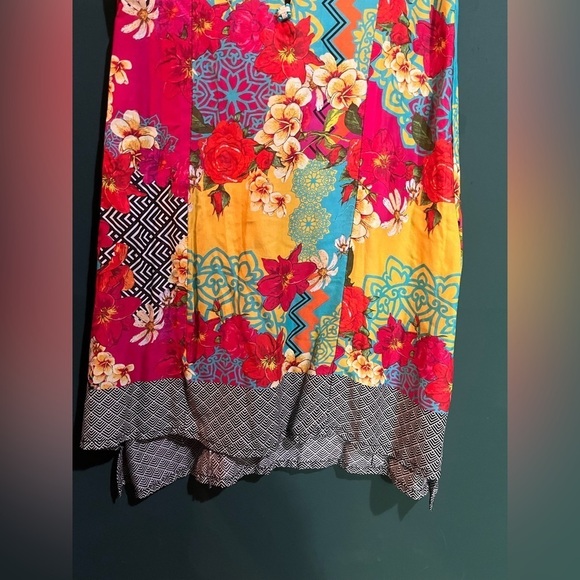 Vintage Floral Mini Dress - Picture 4 of 13